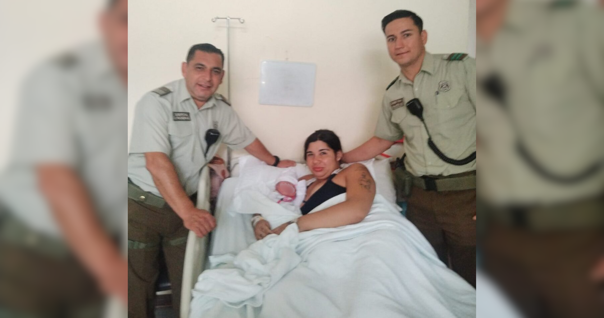 Dos carabineros asistieron parto de emergencia en plena vía pública de Parral