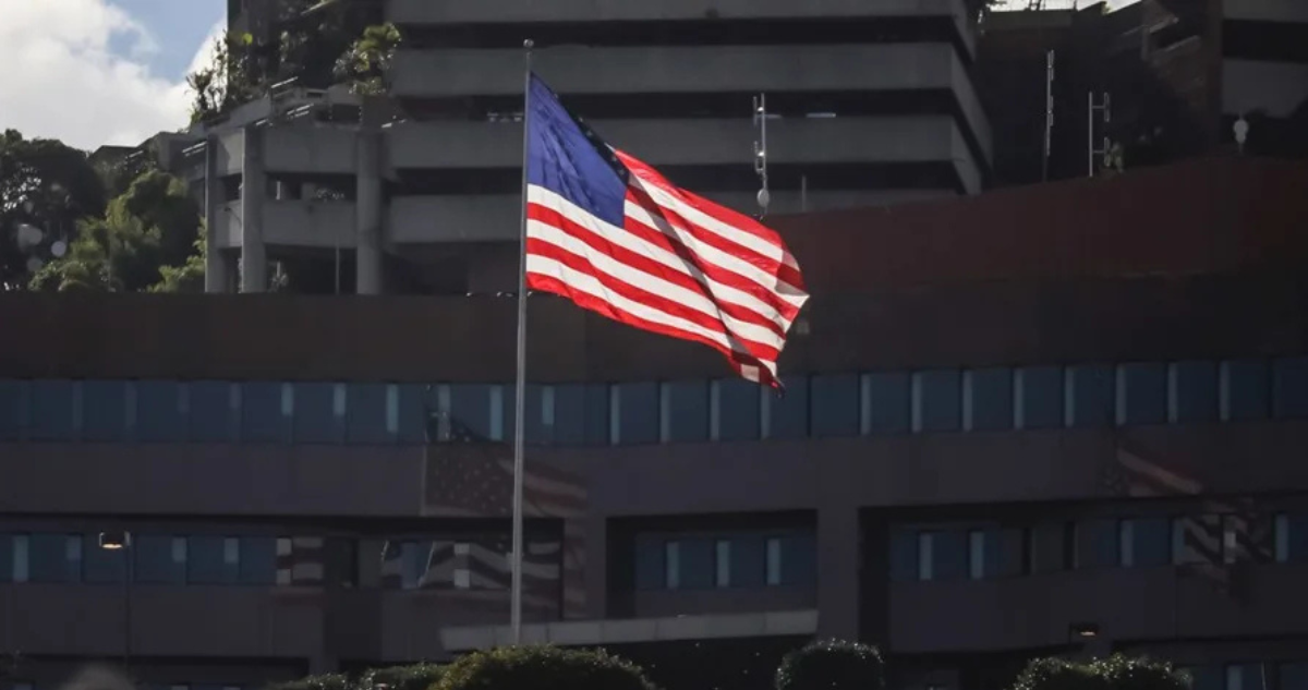 Imagen de archivo de la embajada de EEUU en Caracas, Venezuela