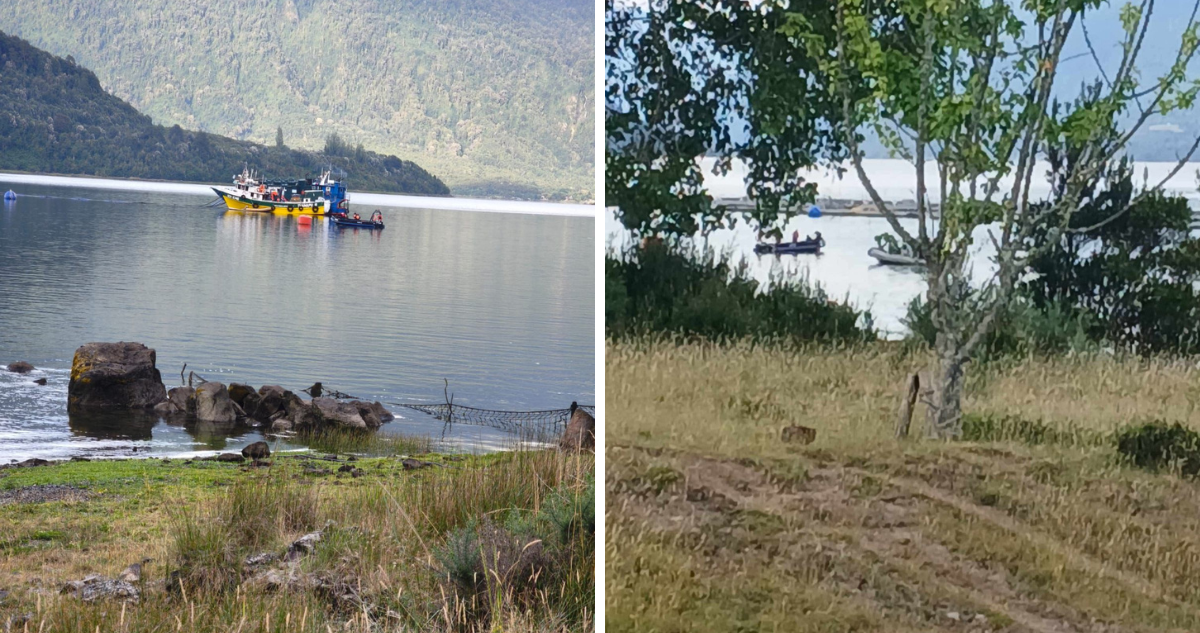 Al menos 6 personas desaparecidas deja hundimiento de embarcación salmonera en Estuario de Reloncaví