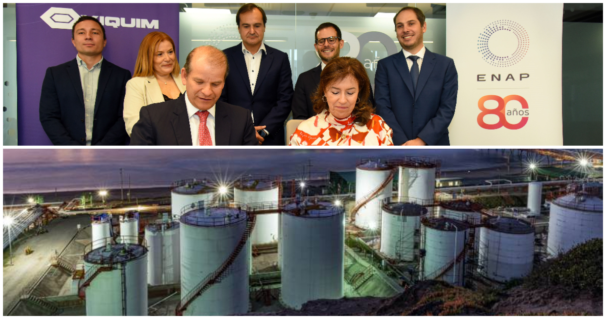 Enap firma contrato con Oxiquim con el fin de almacenar combustible en terminal de Coronel
