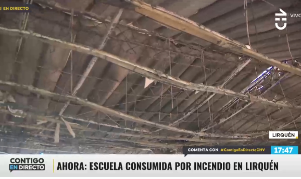 Impactantes imágenes de destrucción total de la Escuela Vipla F584 de Lirquén: "Todo destruido"