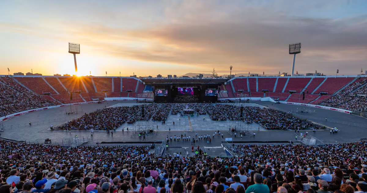 Orquesta Sinfónica Nacional de Chile en el Estadio Nacional