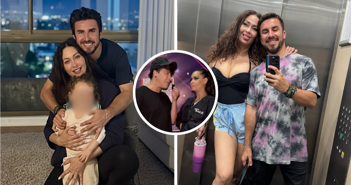 Nidyan Fabregat junto a su pareja, Sebastián Ballesteros