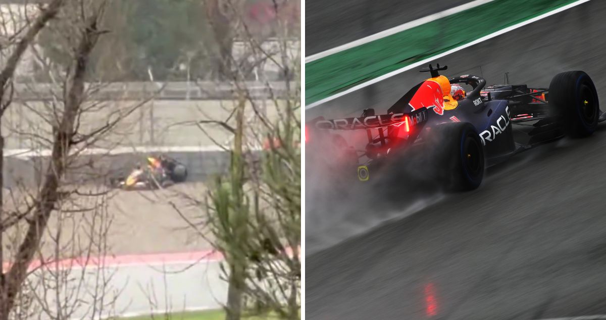 Isack Hadjar destrozó el Red Bull en día de pruebas de Fórmula 1.