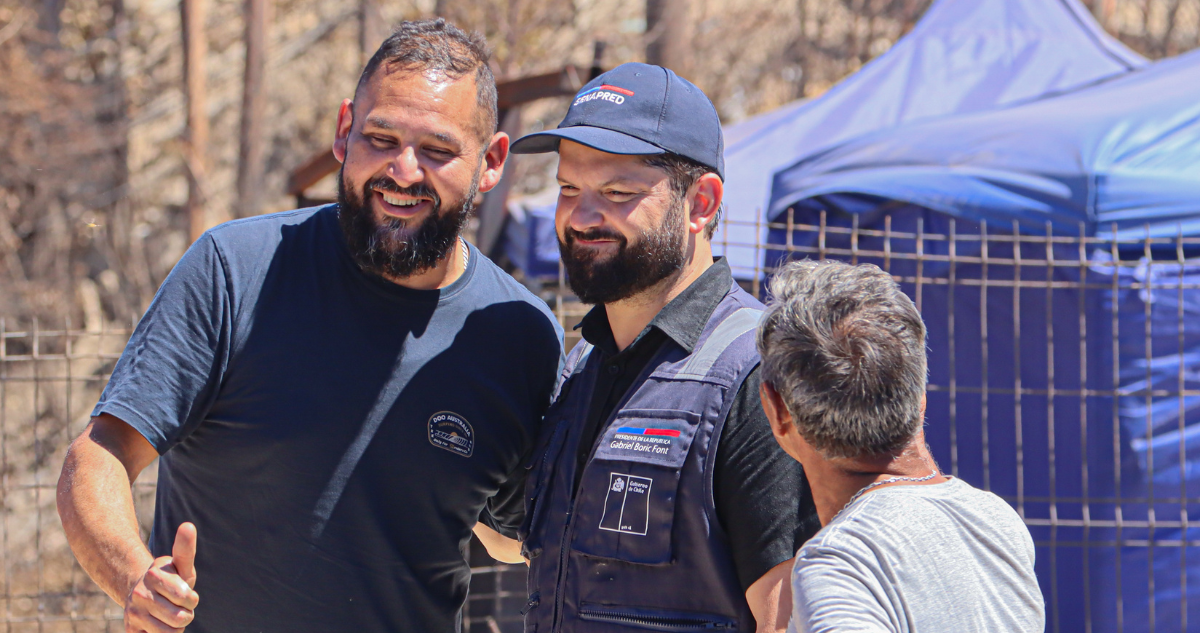 Presidente Boric llega a sector rural de Concepción para supervisar ayudas y reunirse con damnificados