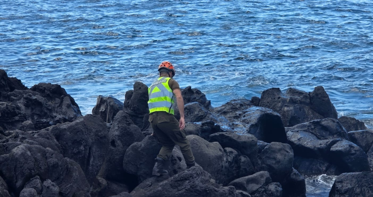 Buscan a hombre que desapareció mientras realizaba pesca submarina en Rapa Nui