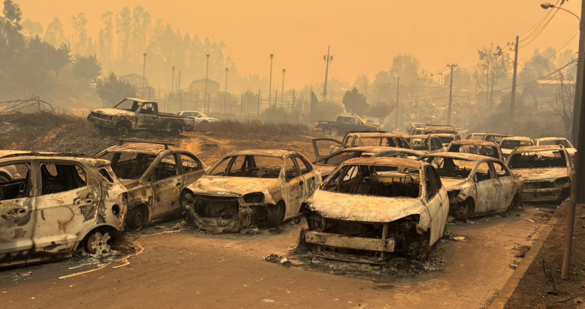 19 mil personas sin electricidad en 4 comunas del Bío Bío por incendios forestales