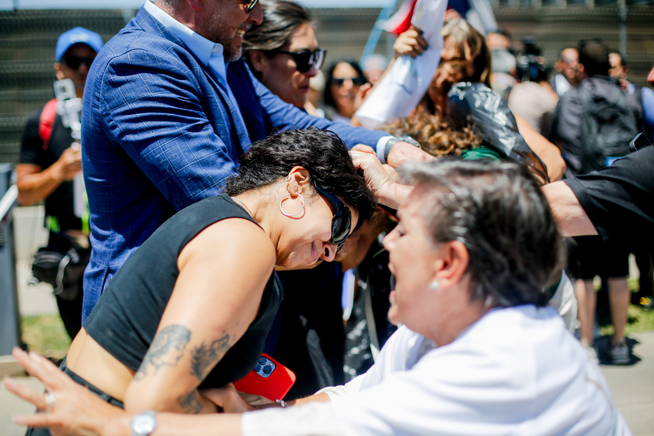 imágenes muestran caos y golpes tras absolución de Claudio Crespo por Gustavo Gatica