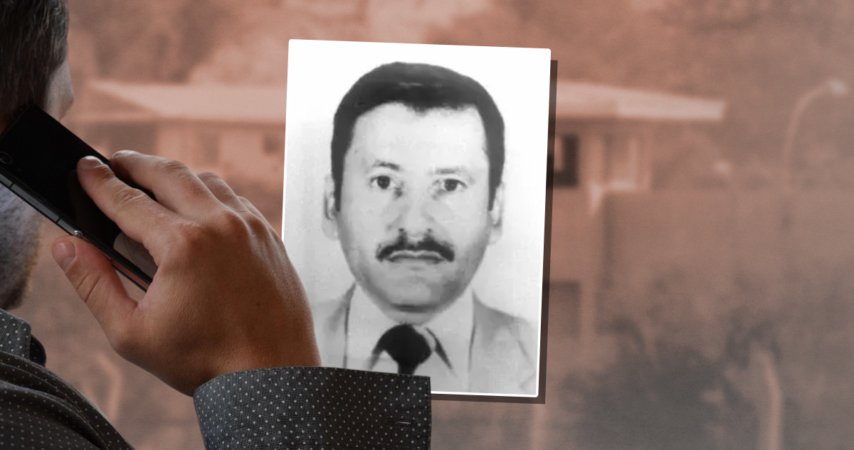 Gerardo Godoy García y Punta Peuco detrás.