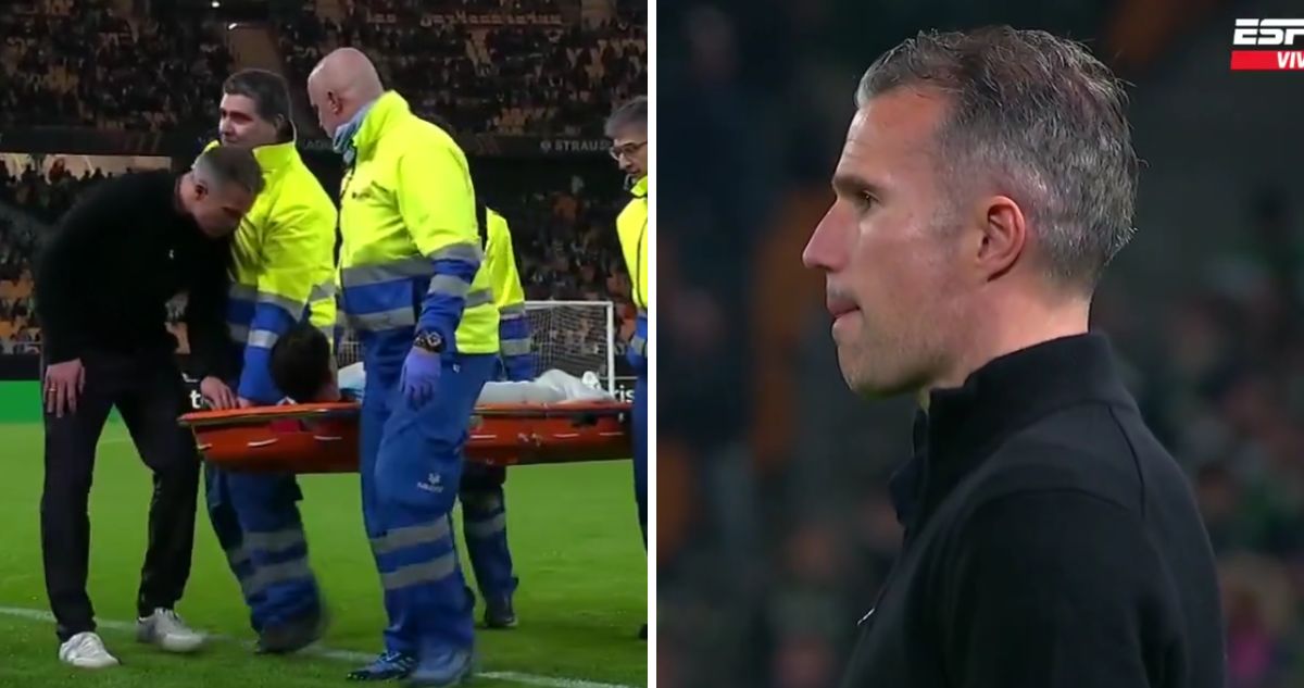 Robin van Persie quedó en shock tras grave lesión de su hijo Shaqueel.