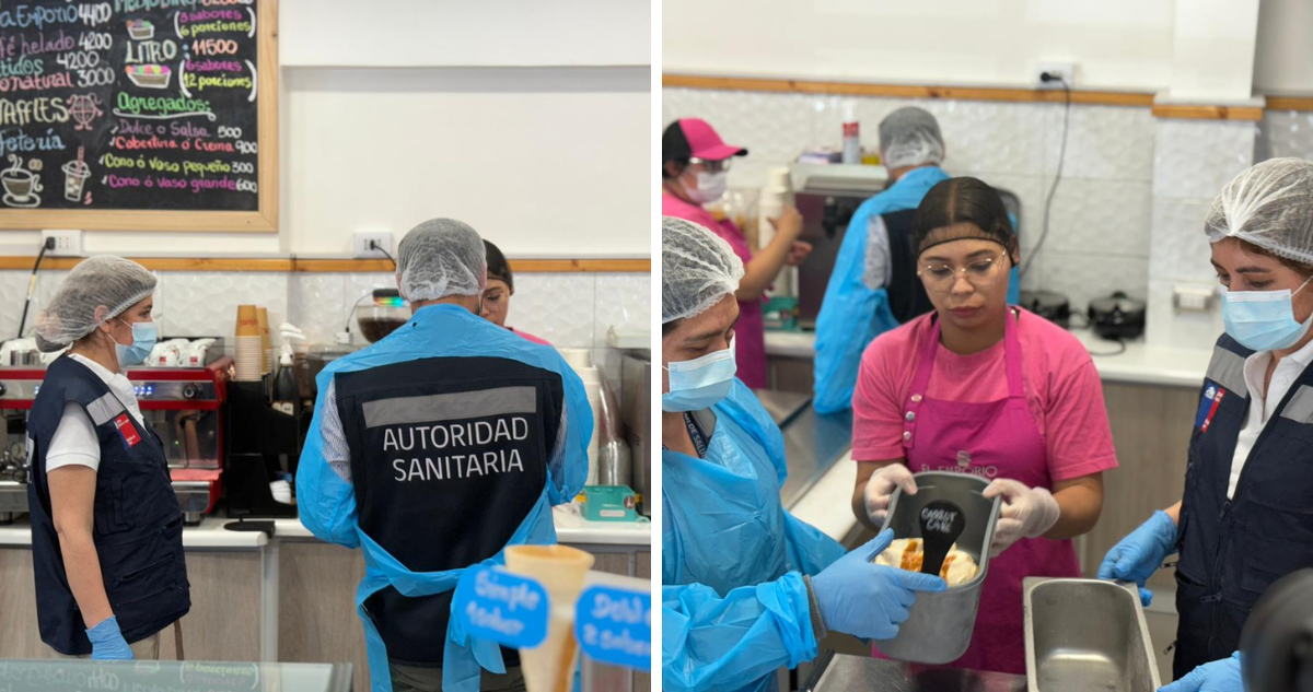 Fiscalización en heladería