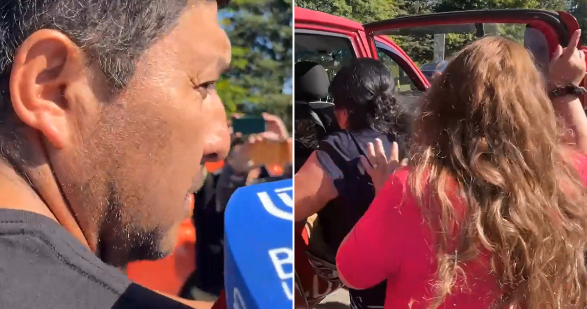 Hijos de Julia Chuñil abandonan la cárcel de Valdivia tras quedar con arresto domiciliario