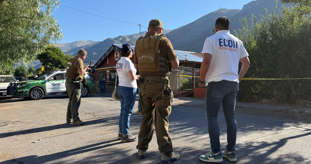 Homicidio en San José de Maipo víctima recibió al menos tres disparos