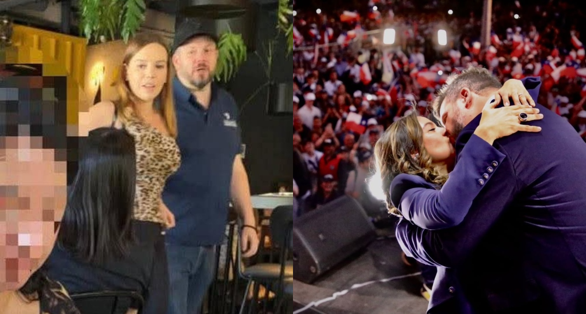 Camila Flores y Johannes Kaiser