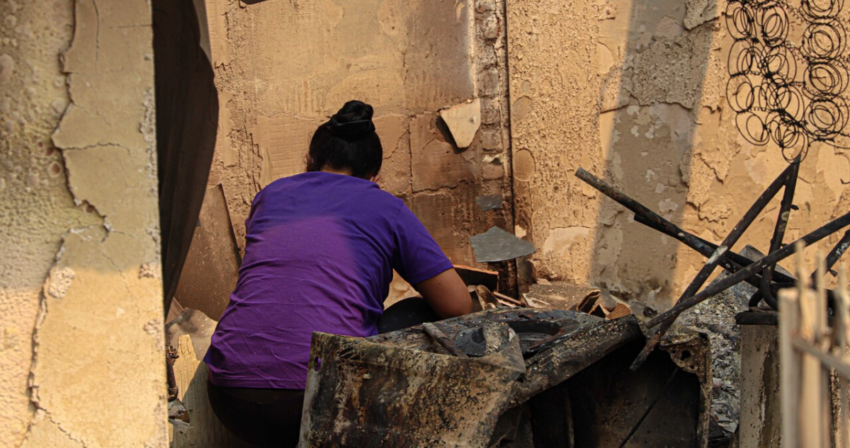 Incendio en Lirquén