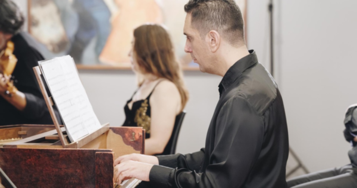 Jaime Carter, director de Syntagma Musicum, foto de Gary Go.