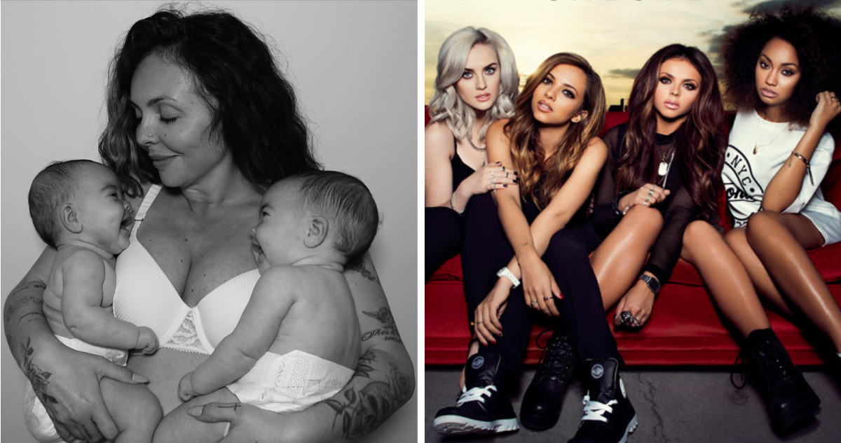 Jesy Nelson, Little Mix junto a sus gemelas