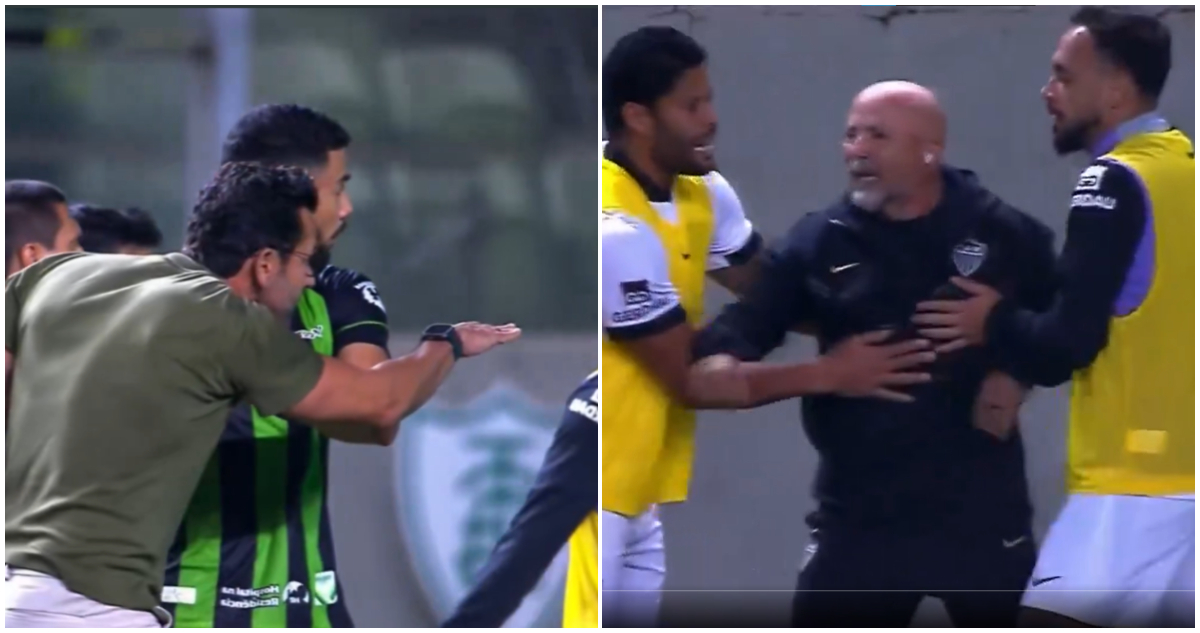 Jorge Sampaoli en Brasil contra DT rival