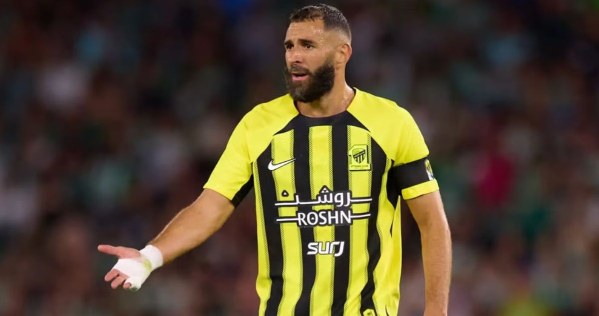 Karim Benzema se declaró en “rebeldía” en Al Ittihad de Arabia Saudita.