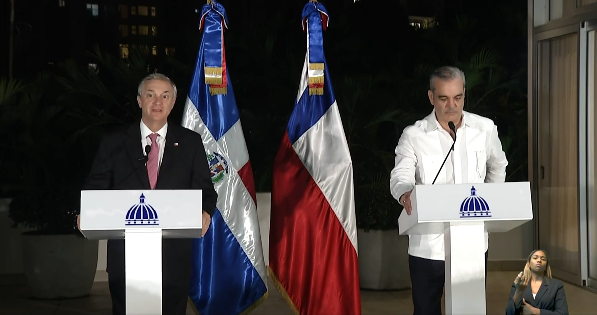 Kast y presidente de República Dominicana anuncian reactivación de comité conjunto de comercio