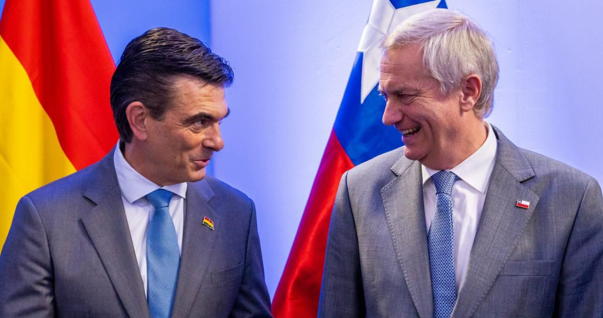 José Antonio Kast junto a Rodrigo Paz | Crédito: Oficina del presidente electo (OPE)