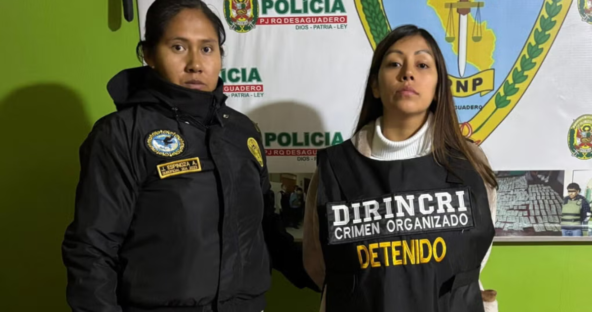 Keysi Salvatierra, pareja del líder de Los Pulpos | Agencia Andina