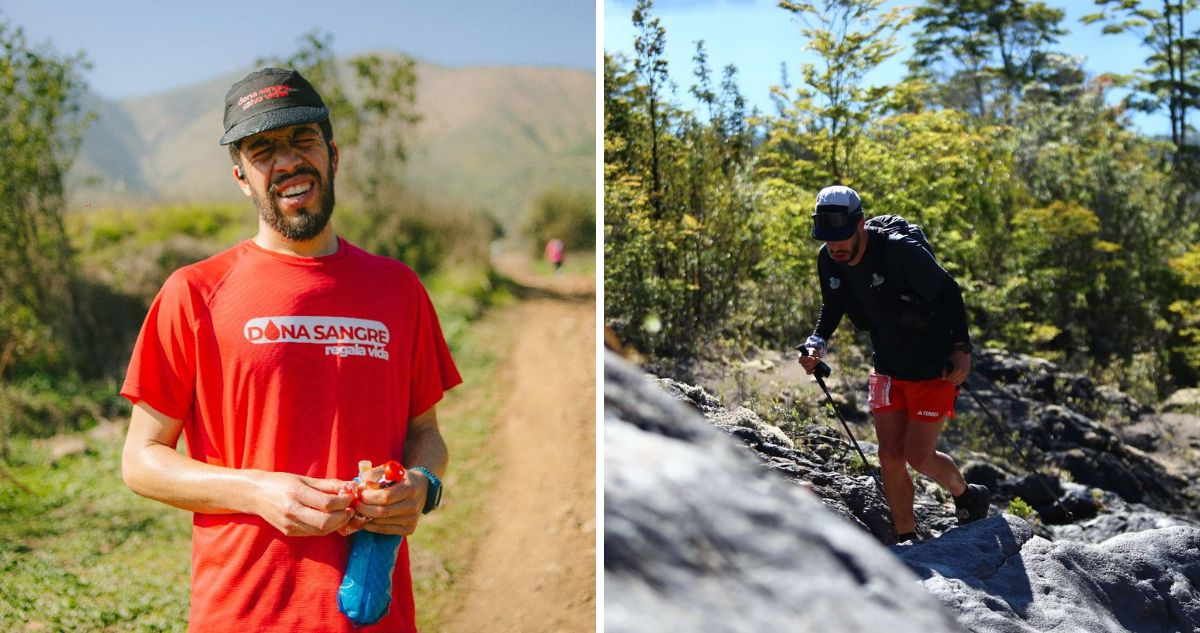 Esteban Olivares volvió a correr ultra distancia tras superar una leucemia.