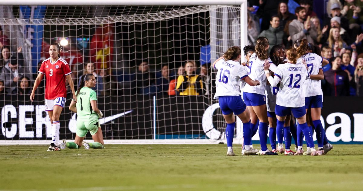 La Roja femenina fue goleada por Estados Unidos en amistoso: Chile no contó con principales figuras