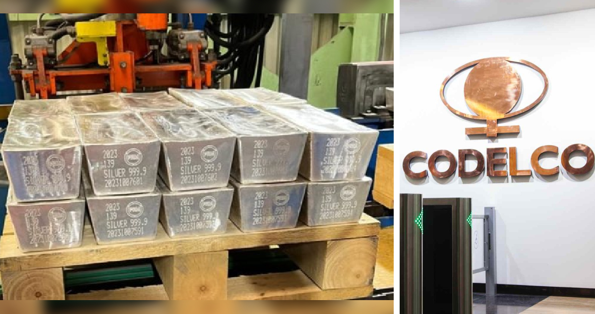 Los lingotes de plata de Codelco son los primeros en Chile en obtener selecto sello global de calidad