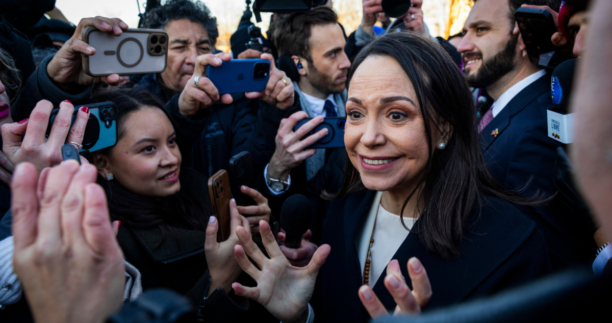 Machado dice que Trump está “comprometido” con Venezuela y que le “presentó” el premio Nobel de la Paz