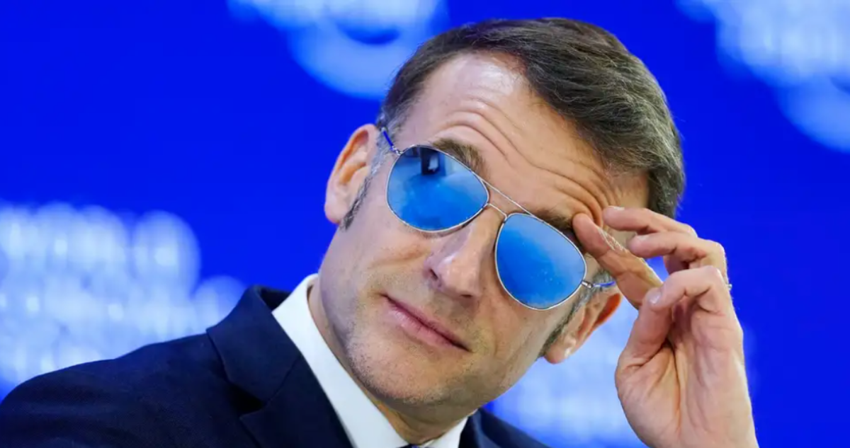 Macron lució gafas de una pequeña empresa óptica a la que se le están disparando los pedidos