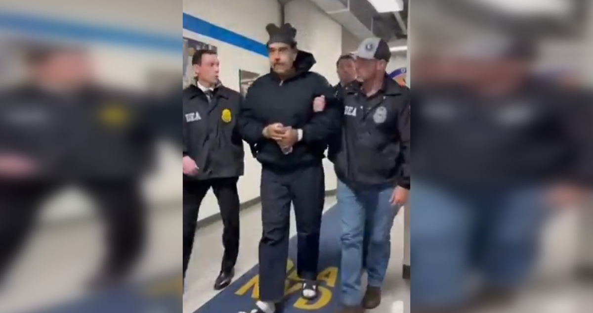 VIDEO | El momento de la llegada de Nicolás Maduro al cuartel de la DEA en Nueva York
