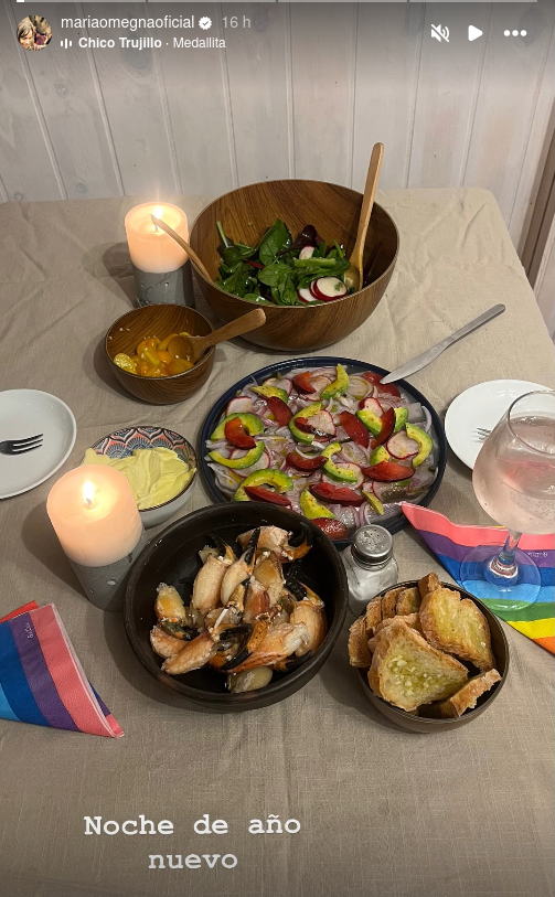 María Gracia Omegna en Instagram