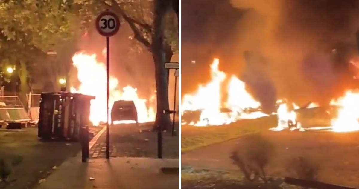 Más de 1.000 autos quemados y 505 detenidos en Francia por altercados durante Año Nuevo