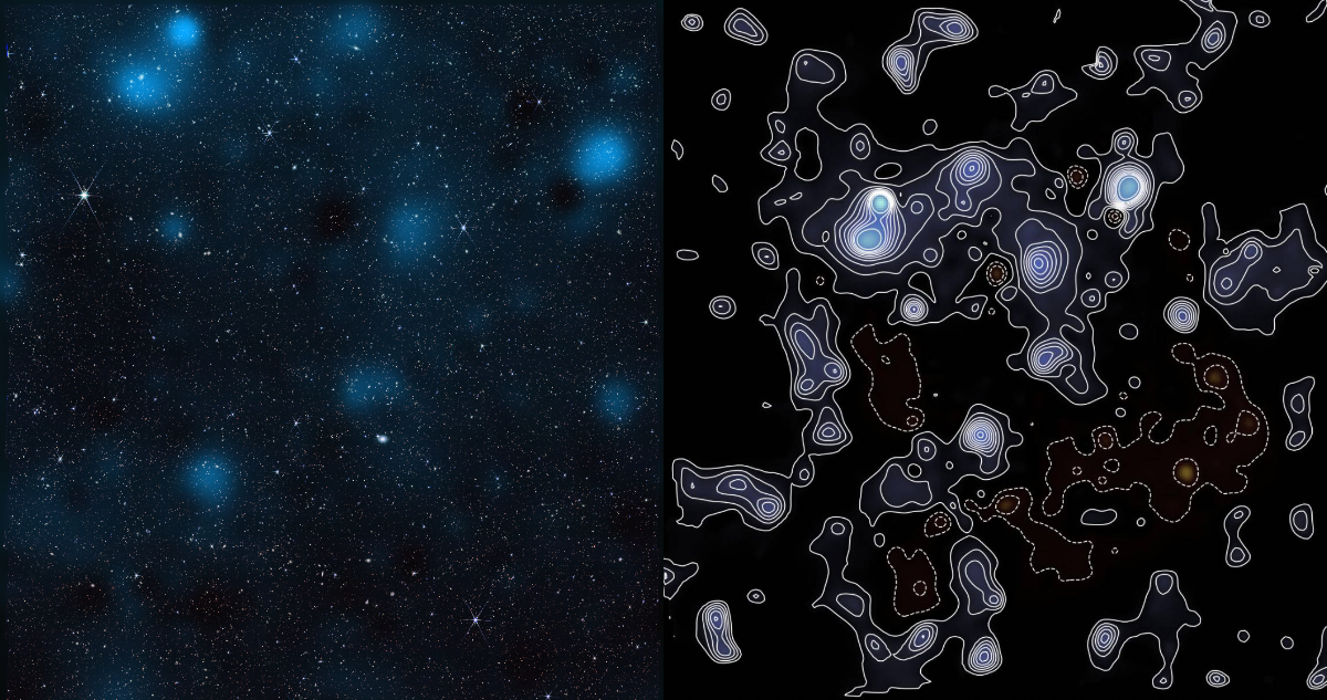 Crean el mapa más detallado de la materia oscura