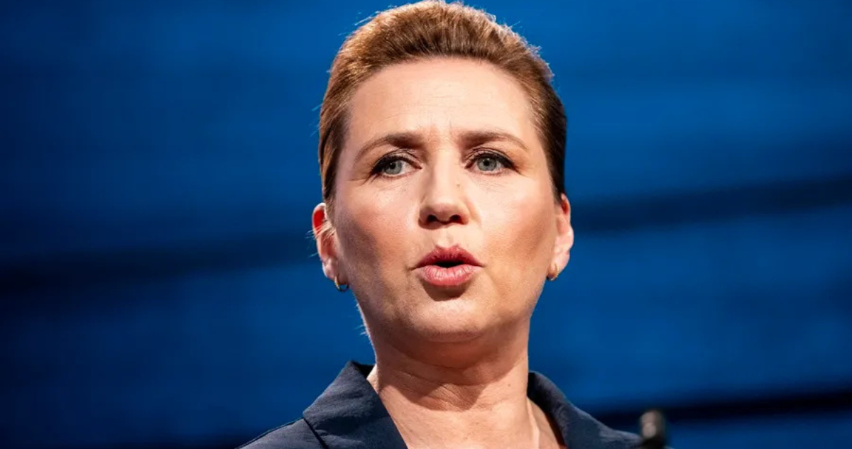 Imagen de archivo de la primera ministra danesa, Mette Frederiksen