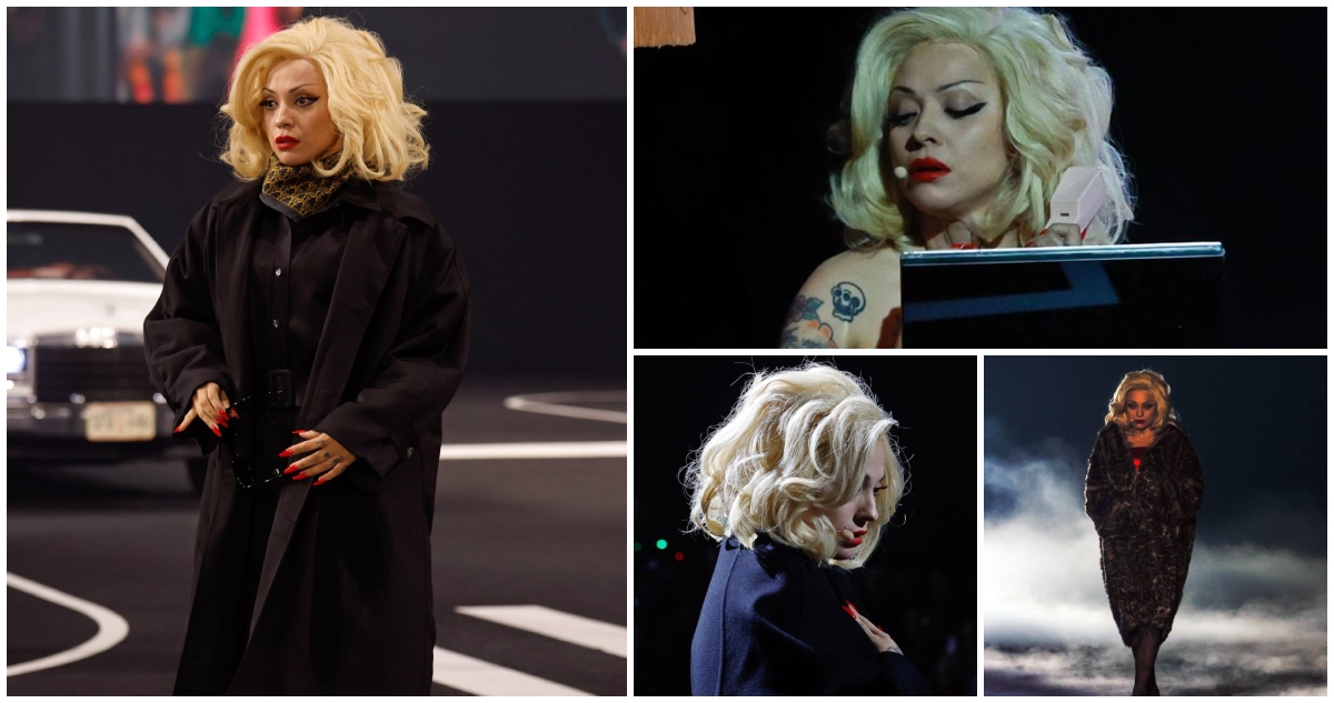 Mon Laferte cantó, desfiló y deslumbró en el Paris Fashion Week al estilo “Femme Fatale”