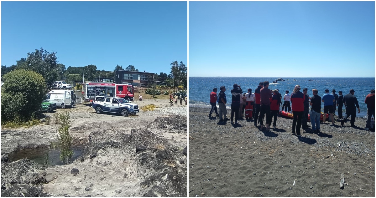 Dos muertos en 24 horas en el Lago Llanquihue: no usaban chaleco salvavidas