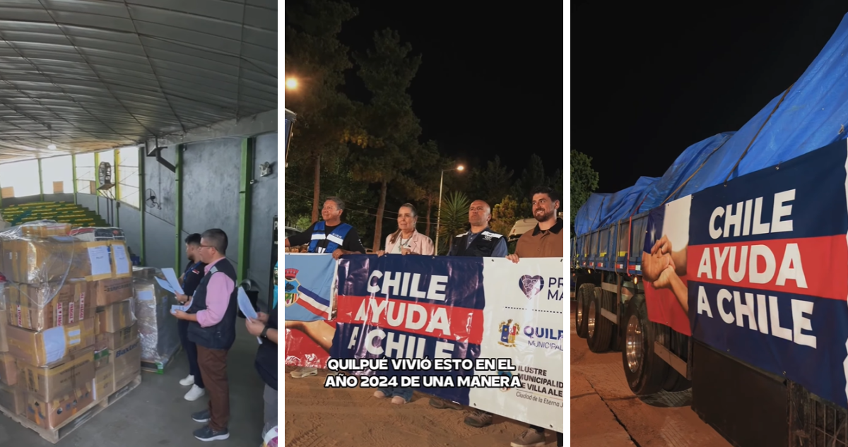 Municipios de Marga Marga envían más de 80 toneladas de donaciones a Ránquil tras incendios forestales