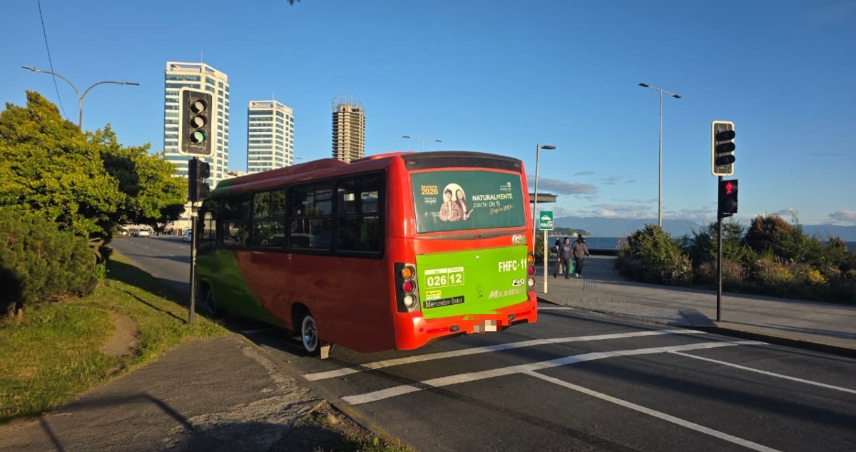 Niño atropellado por micro en Puerto Montt