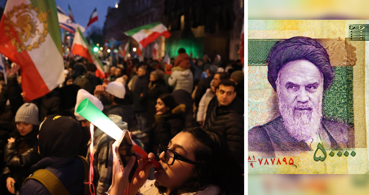 No alcanza a comprar ni un dólar: El desplome de la moneda de Irán que desató la ola de protestas