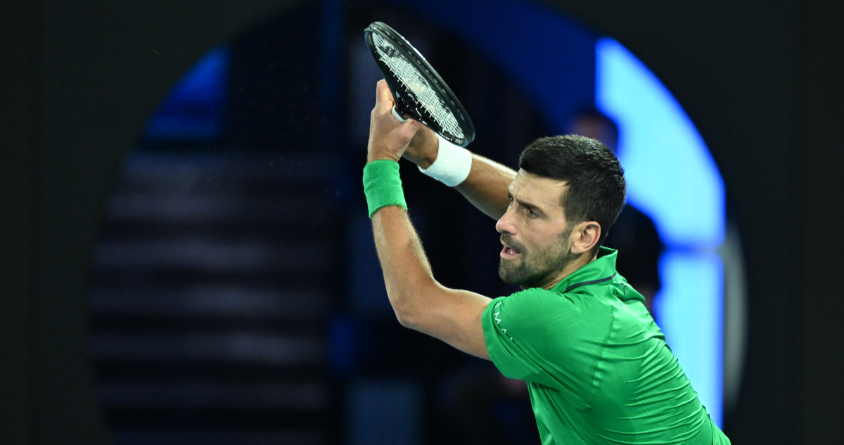 Novak Djokovic ante Pedro Martínez en Australian Open