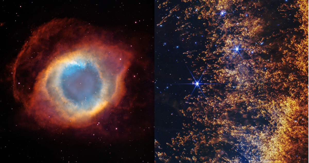 El telescopio James Webb pudo ver en detalle la soprendente nebulosa “Ojo de Dios”