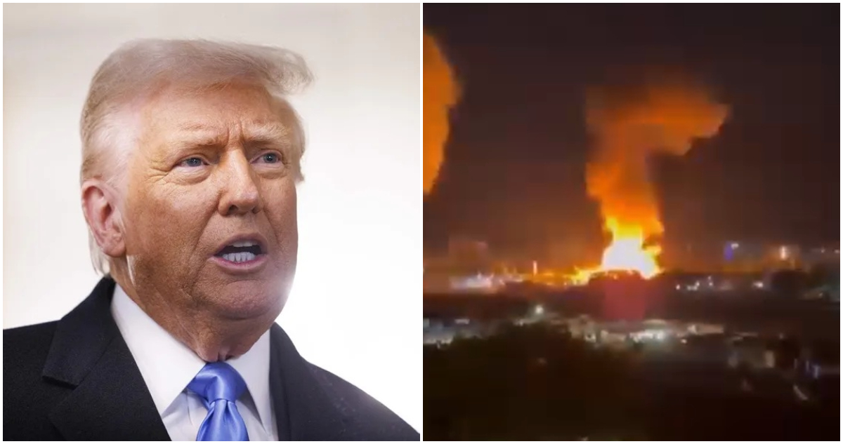 Donald Trump (EFE) | Captura de los ataques en Venezuela el sábado 3 de enero 