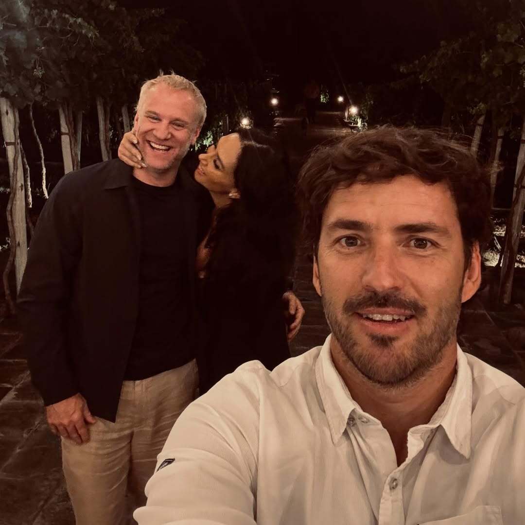 Felipe Kast junto a Pamela Díaz