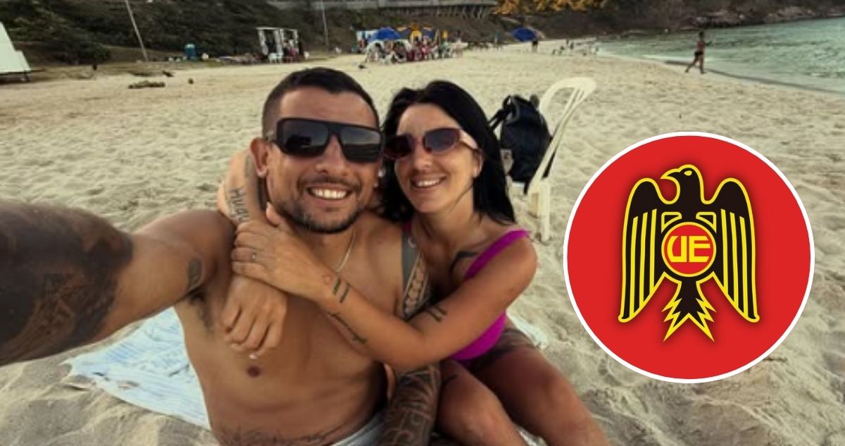 Pareja de Emiliano Vecchio vs Unión Española