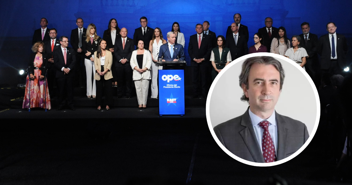 Gabinete de José Antonio Kast y foto de Santiago Montt