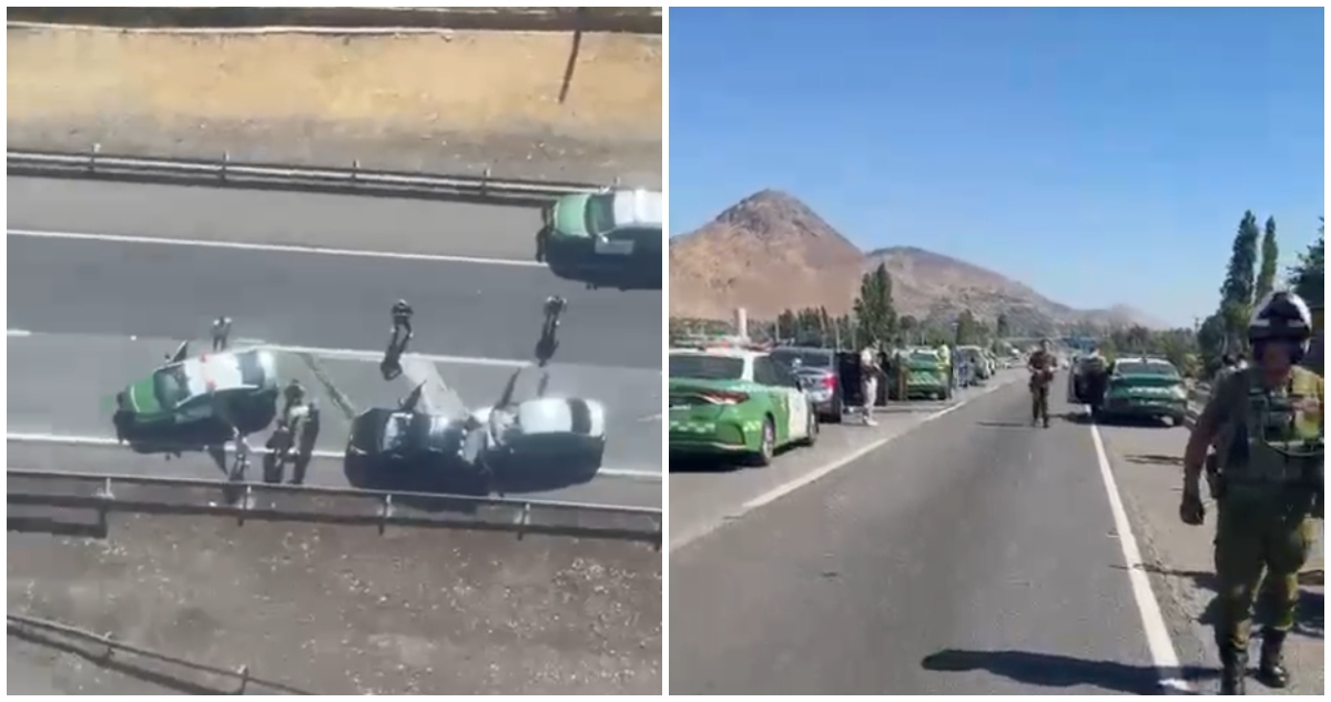 Persecución por robo de camión repartidor de cigarrillos en San Felipe