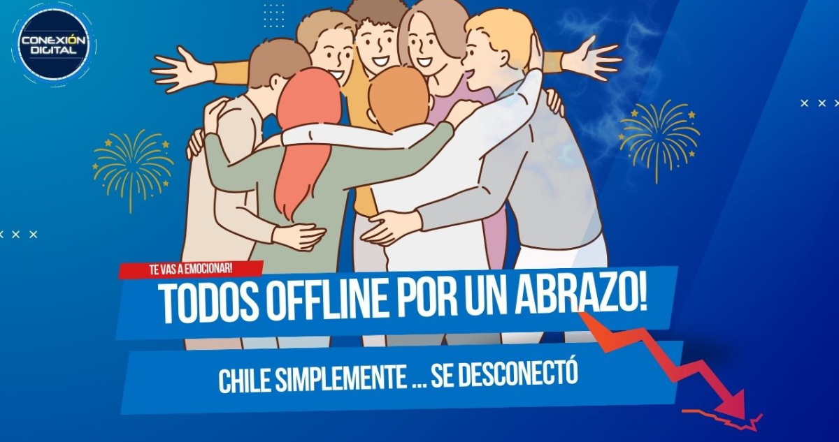 Ni falla, ni hackeo: Chile simplemente se desconectó por un abrazo