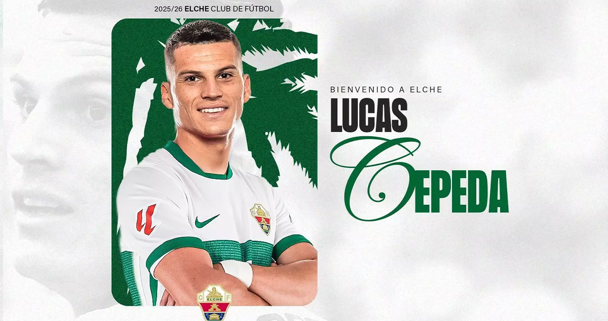 Lucas Cepeda firmó hasta junio de 2030.